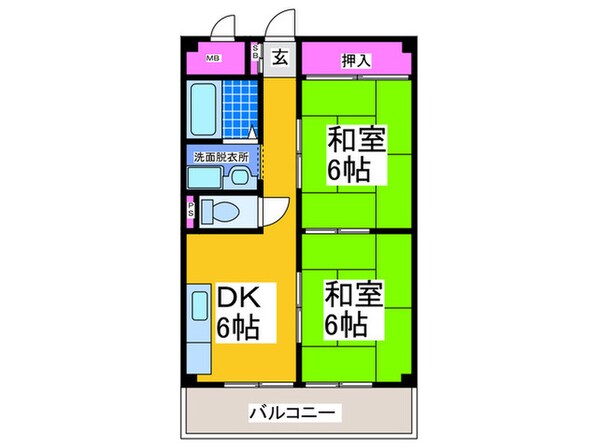 ロイヤルメゾンあびこの物件間取画像